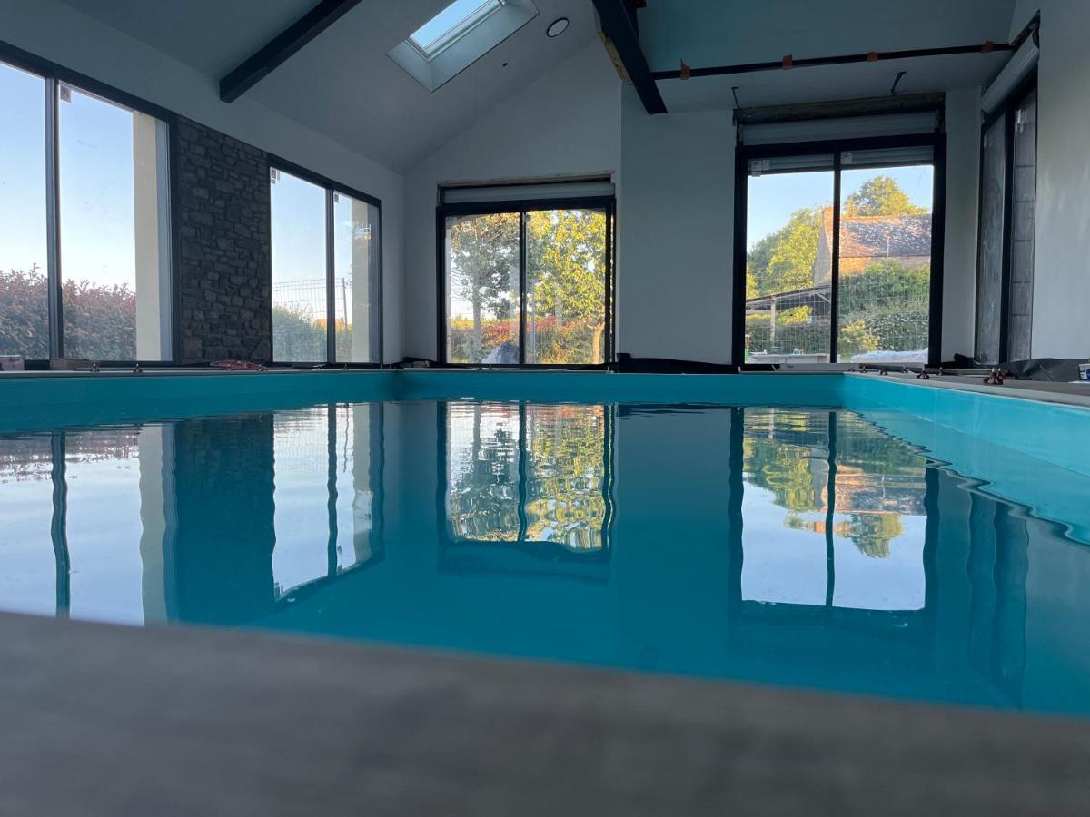 Gite Ti Coz Ex Ti Maen Piscine Interieure 12 Personnes Caden Ngoại thất bức ảnh